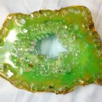 Resin Geode with Quartz Crystals