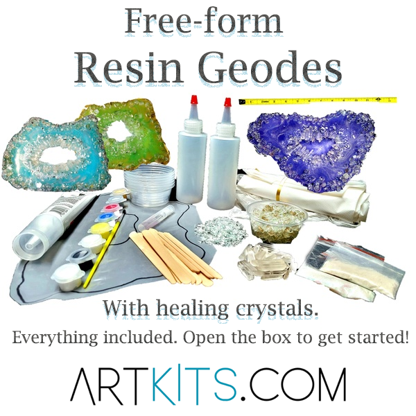 Free-form Resin Geode Art Kit –