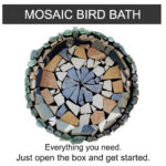 Mosaic Art Bird Bath