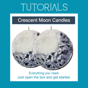 Crescent Moon Candles Tutorial