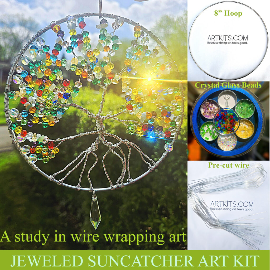 Jeweled Suncatcher Wire Wrapping Art Kit